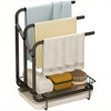 MaseiKar Sink Caddy Sponge Holder, Stainless Steel Kitchen Sink Organizer for Dish Rag Soap Brush,Dishcloth Holder with Drain Pan - 2 of 4