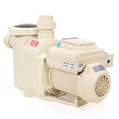 XtremepowerUS 1.5HP Swimming Pool Pump Programmable Variable Speed InGround Pool 1.5 / 2" In ground Pool Pump