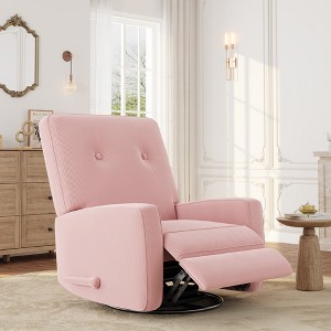 Recliner Chairs, Glider Recliner Nursery Chair for Adults, 360° Swivel Glider Rocking Chair for Living Room, Bedroom, Office - 1 of 4