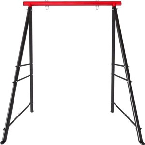 Porch Swing Frame Stand, Heavy Duty 550lbs A-Frame for Yoga Hammock, Saucer, Baby and Outdoor Swings - Red, Seat Not Included - 1 of 4
