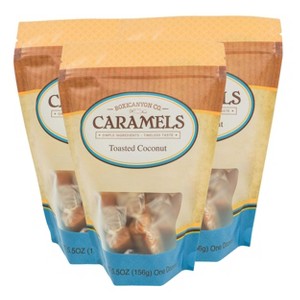 Boxicanyon Caramels 12 Count Toasted Coconut Caramels - Pack of 3 - 1 of 4