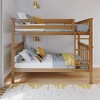 Max & Lily Twin over Twin Bunk Bed for Kids, Solid Wood Bunk Beds with Ladder - 2 of 4