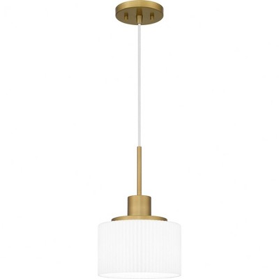 Quoizel Lighting 1 - Light Pendant in  Aged Brass
