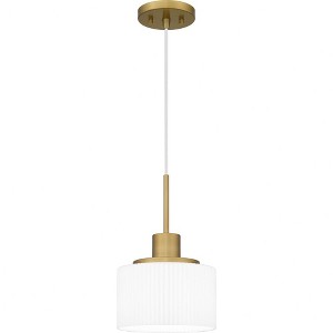 Quoizel Lighting 1 - Light Pendant in  Aged Brass - 1 of 1