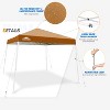 EAGLE PEAK Slant Leg Pop-up Canopy Tent Easy One Person Setup Instant Outdoor Beach Canopy Folding Portable Sports Shelter - 4 of 4