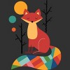 Men's Design By Humans Rainbow Fox By AndyWestface T-Shirt - 2 of 4