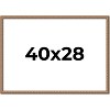 PosterPalooza | Slim Profile Gold Picture Frame - UV Acrylic, Backing Board, Hanging Hardware Included - 2 of 4