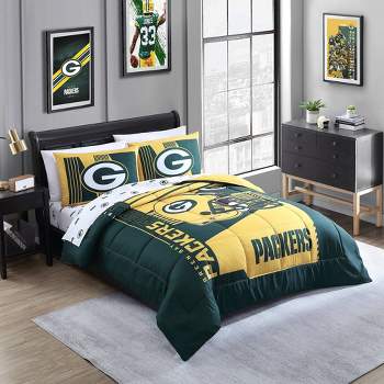 NFL Green Bay Packers Status Bed In A Bag Sheet Set - Queen