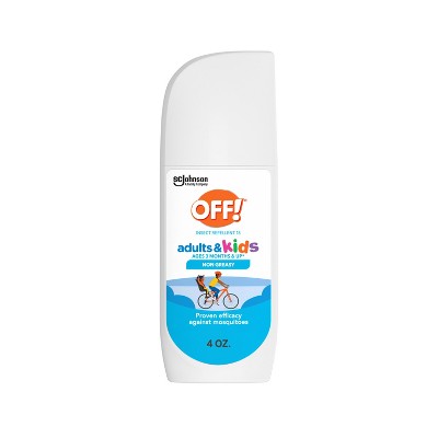 OFF! Adults and Kids Mosquito Repellent Picaridin Bug Spray - 4oz