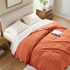 Sapphtopaz 1PC Lightweight Down Alternative Blanket, All Seasons Comfort Throw Blanket, Satin Trim Blanket, Machine Washable and Steam Iron - 2 of 4
