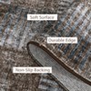 Washable Modern Non Slip Living Room Area Rugs, Soft Low Pile Solid Floor Carpet for Bedroom Dining Room - 4 of 4