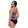Trimshaper Women's Ronnie Two Tier Ruffle Tankini Swimsuit Top - 2 of 3