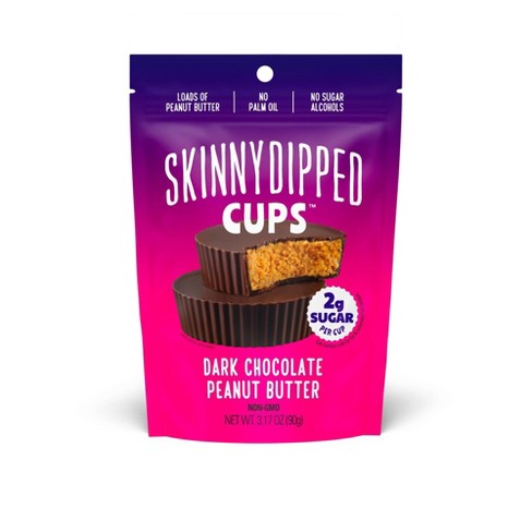 Skinnydipped Dark Chocolate Peanut Butter Cups - 3.17oz : Target