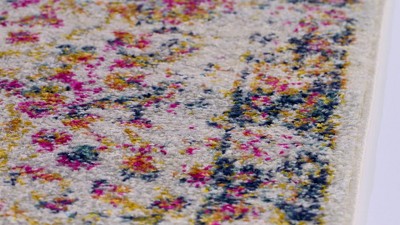 Metro-Mod Chic Blue Rectangular Hand-Knotted Cotton Area Rug