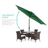 Best Choice Products 10ft Outdoor Steel Market Patio Umbrella w/ Crank, Tilt Push Button, 6 Ribs - 2 of 4