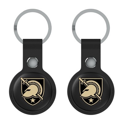 Keyscaper NCAA AAC Universities Insignia Black Airtag Holder 2-Pack
