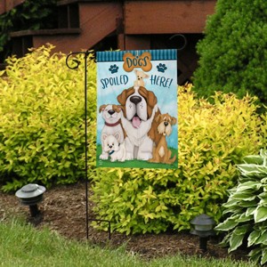 Briarwood Lane Everyday Garden Flag 12x18 For Outdoor Dogs Spoiled Here Garden Flag Flags For Outside - 1 of 3