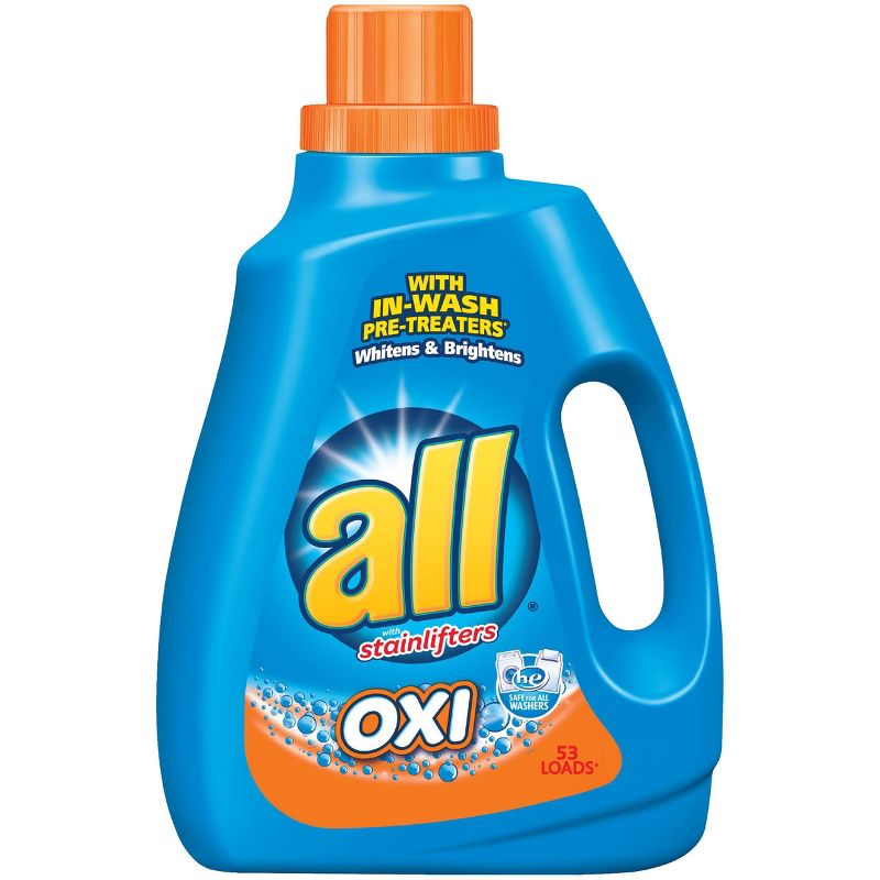 all Ultra Stain Lifter OXI HE Liquid Laundry Detergent 94.5oz- 53 loads, 1 of 7