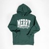 Simply Sage Market Women's Graphic Hoodie Merry Christmas Cursive Bold - 2 of 3