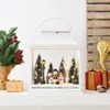 Danya B. Tabletop White Christmas Holiday Winter Scene Diorama Lighted Lantern Decoration - Rectangle - 3 of 4