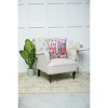 C&F Home 18" x 18" Cat Caravan 4th of July Patriotic, Printed Cotton Square Throw Pillow Large - 3 of 4