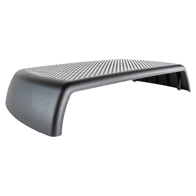 ErgoRiser Black ABS Plastic Desktop Monitor Stand