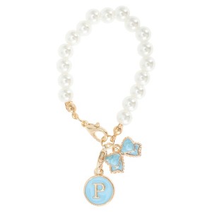 Unique Bargains Pearl Chain Bow Water Cup Pendant 1 Pc - 1 of 4