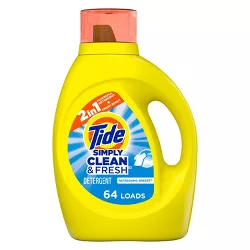 Tide Simply Refreshing Breeze Liquid Laundry Detergent - Clean & Fresh - 92 fl oz