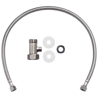 White Eco-Friendly Bidet Attachment with Aluminum Knob