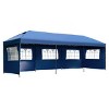 10x30 FT Heavy-Duty Pop-Up Canopy Tent with Sidewalls, UV Protection, Adjustable Height, Portable Wheeled Bag, for Outdoor Events-Coolbibila - 2 of 4