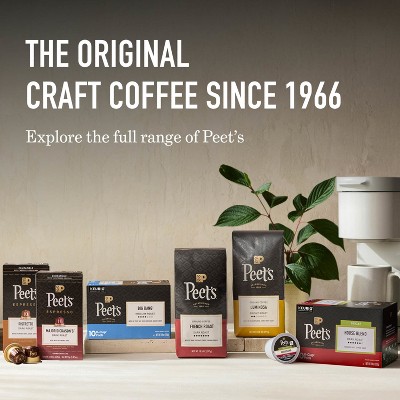 Peet's Coffee Middle Ground Medium Roast Keurig K-Cup Coffee Pods - Half Caf - 22ct