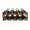 Wine Rack, Bamboo Wine Rack, Holds up to 8 Bottles, Wine Storage Rack For Kitchen, Bar, Wine Cellar - 2 of 4