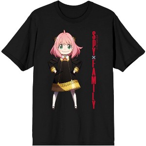 Spy X Family Anya Forger Men's Black T-shirt - 1 of 3