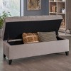 Storage Ottoman,Storage Ottoman Bench For Bedroom,Fabric End Of Bed Storage Bench, Button Tufted Footstool For Living Room Bedroom-Cuddlewood - 4 of 4