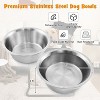Chery Life Dog Bowl with 2 Stainless Steel Stand - 3 of 4