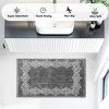 Deconovo Velvet Geometric Bath Mat Rug – Non-Slip, OEKO-TEX, 1 PC - 2 of 4