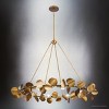 Urban Ambiance Luxury Eclectic Indoor Chandelier,  30''H x 38"W x 38''D,  Gold Ombre Finish, UHP4993 - 3 of 4