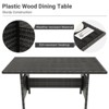 7 Pieces Outdoor Dining Set,Patio Sectional Sofa Conversation Set All Weather Wicker Rattan Couch Dining Table & Chair with Ottoman - 4 of 4
