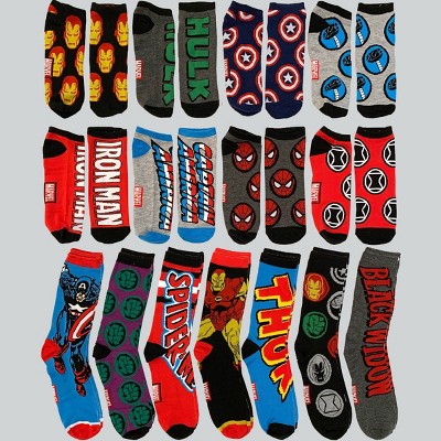 Men's Avengers 15 Days of Socks Advent Calendar 15pk - 6-12