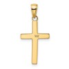 Black Bow Jewelry 14k Yellow Gold, Polished, Latin Cross Pendant - 3 of 4