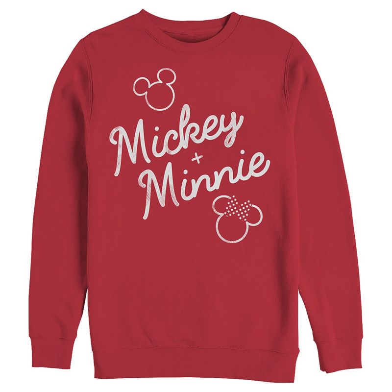 Men's Mickey & Friends Retro Signatures Sweatshirt, 1 of 5