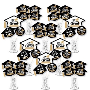 Big Dot of Happiness Law School Grad - Future Lawyer Graduation Party Centerpiece Sticks - Showstopper Table Toppers - 35 Pieces - 1 of 4