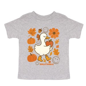 The Juniper Shop SmileyWorld Goose Autumn Toddler Short Sleeve Tee - 1 of 4