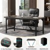 Aheaplus Modern Laptop Computer Table for Home Office Workstation - 2 of 4