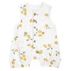 Organic Baby Sleeveless Bubble Onesie - Citron - 3 of 4