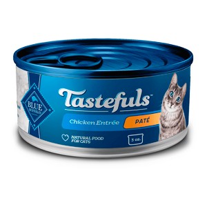 Blue Buffalo Tastefuls Adult Cat Chicken Entree Pate Wet Cat Food - 3oz - 1 of 4