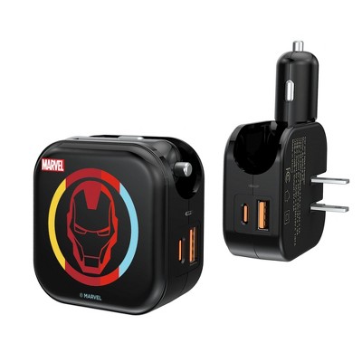 Keyscaper Marvel Sigil 18-Watt 2 in 1 USB A/C Charger : Target