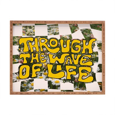 Doodle By Meg Through the Wave of Life Rectangular Tray - Deny Designs