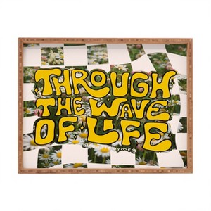 Doodle By Meg Through the Wave of Life Rectangular Tray - Deny Designs - 1 of 2