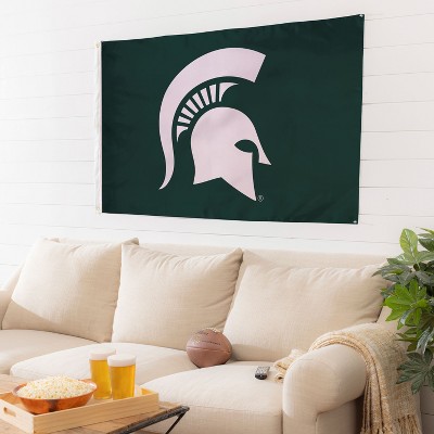 Evergreen Michigan State University 3' x 5' Indoor Outdoor Flag for Home Apartment Dorm Rooms